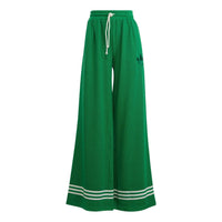 (WMNS) adidas Adicolor 70s Knit Wide Pants Asia Sizing 'Green White' IB2045