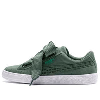 (WMNS) PUMA Suede Heart Street 2 Green 366780-02