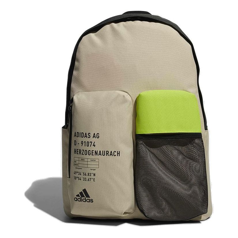 adidas Classic 3D Pockets Backpack 'Beige' GG1069