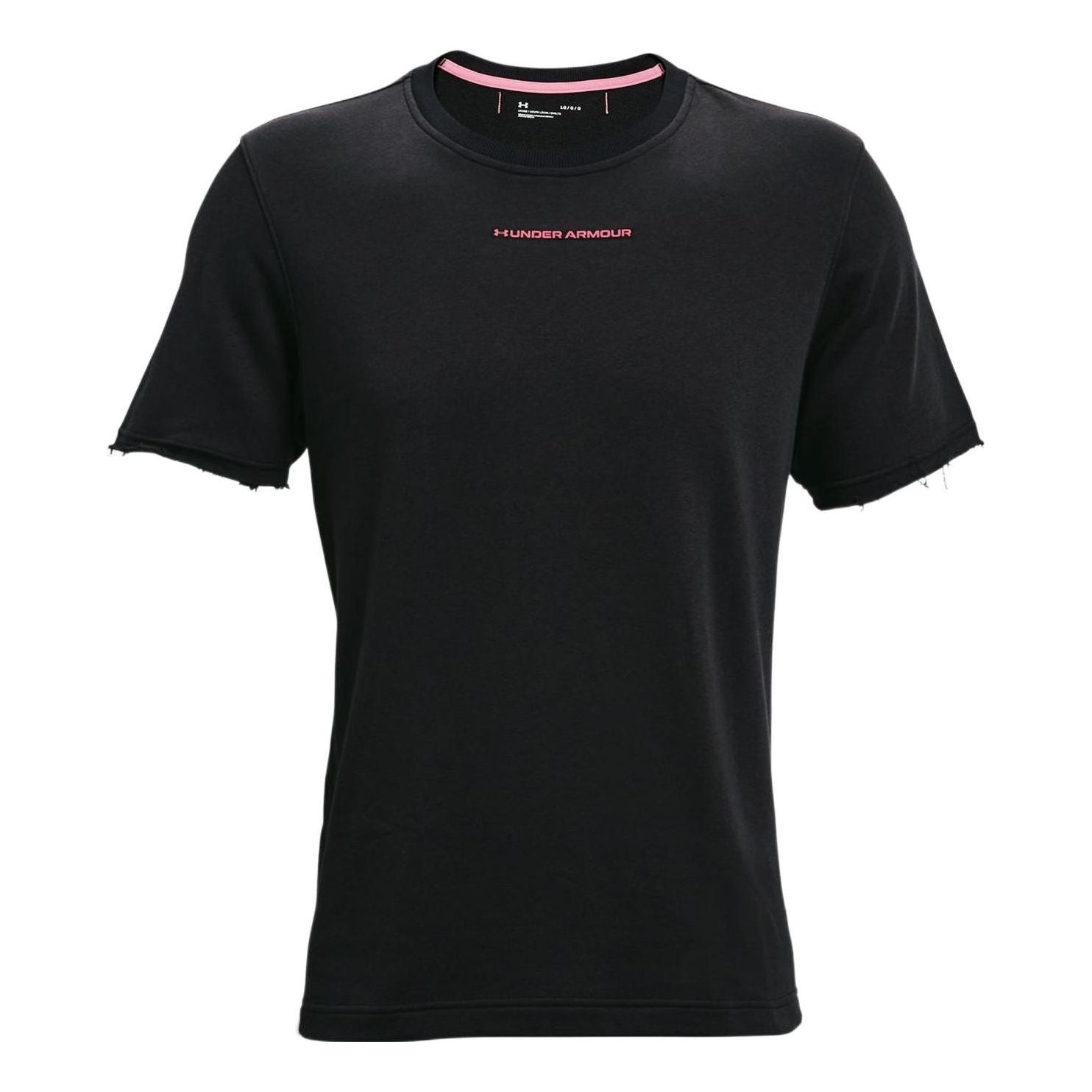 Under Armour Rival Terry Short Necked T-Shirt 'Black' 1361445-001