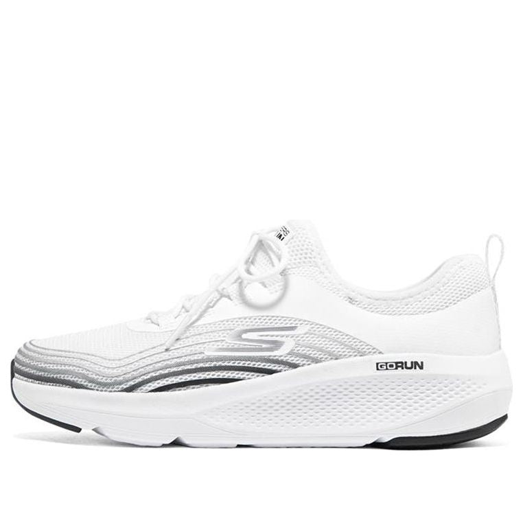 (WMNS) Skechers Go Run Elevate 'White Black' 128329-WBK