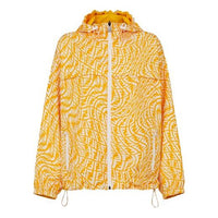 FENDI FW21 Reversible Drawstring Hood Jacket Yellow FAN039AESSF11A9