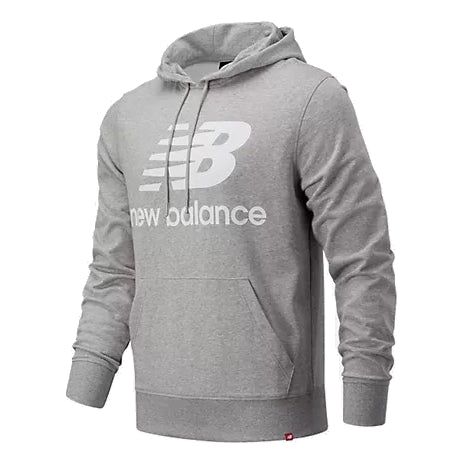 New Balance Stacked Logo Hoodies 'Grey' AMT03558AG