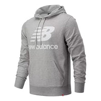 New Balance Stacked Logo Hoodies 'Grey' AMT03558AG