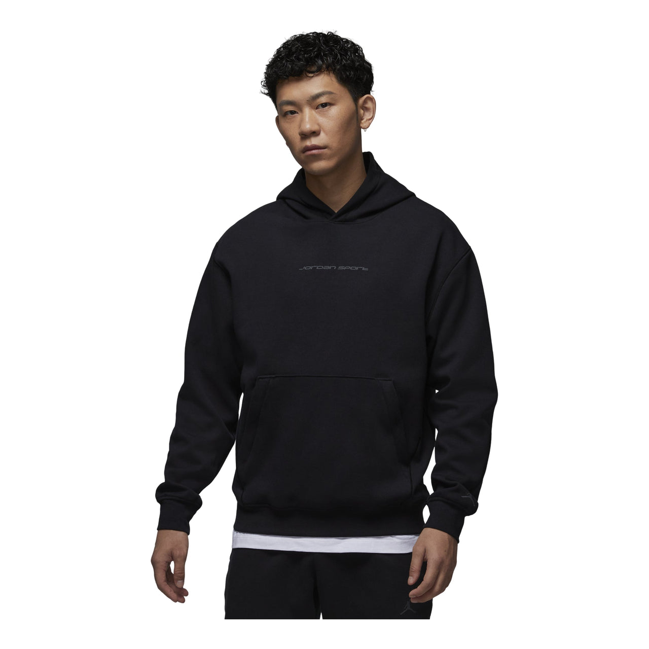 Air Jordan Dri-FIT Sport Hoop Fleece Hoodie Asia Sizing 'Black' HF0281-010