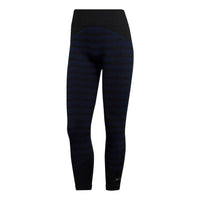 (WMNS) adidas x Marimekko AEROKNIT 7/8 Leggings Asia Sizing 'Navy' HH7307