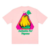 PALACE Printing Round Neck Short Sleeve Unisex Pink PAL-FW20-511