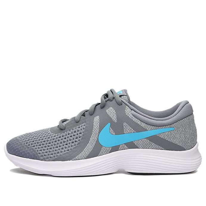 (GS) Nike Revolution 4 'Gray Blue White' 943309-014
