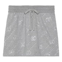 (WMNS) Gucci Light Felted Cotton Jersey Skirt 'Grey' 770187-XJF01-1056