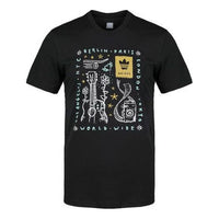 adidas originals Loose Leisure Sports Short Sleeve Men s Black DU8391