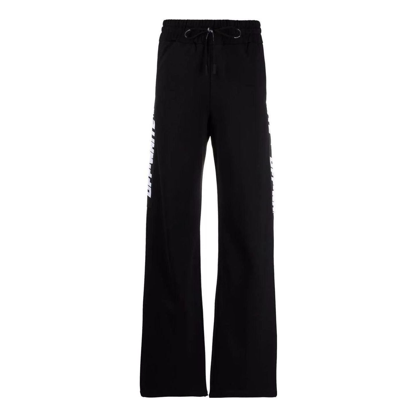 (WMNS) Off-White Active Logo Band Sport Pants 'Black' OWVI010C99JER0011000