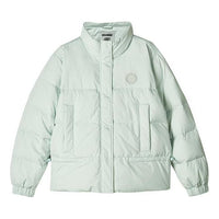 (WMNS) Skechers Lightweight Casual Down Jacket 'Green' L423W092-03PB