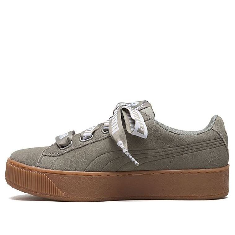(WMNS) PUMA Vikky Platform Ribbon Grey/Brown 365314-03