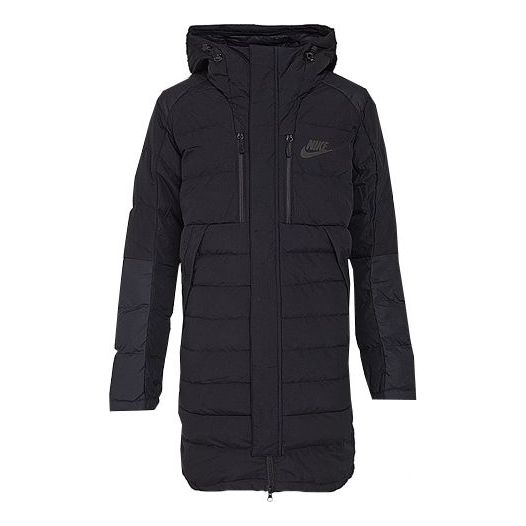 Nike Casual Sports Stay Warm hooded down Jacket Black 807394-010