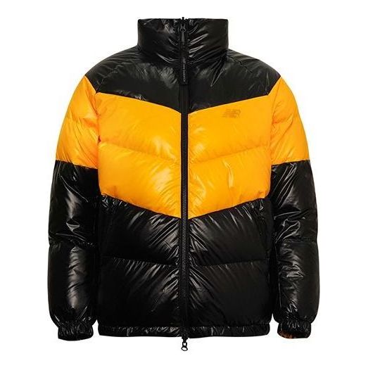New Balance Reversible Puffer Coat Asia Sizing 'Black Yellow' NP943013-MY