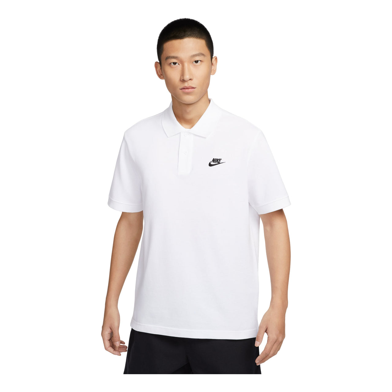 Nike Sportswear lapel Short Sleeve Polo Shirt White CJ4457-100