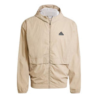 adidas City Escape Full-Zip Hoodie Asia Sizing 'Beige' IS9284