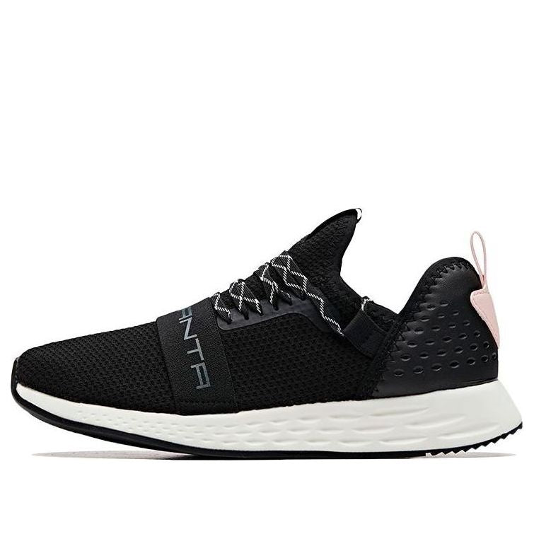 (WMNS) ANTA Running Series Sneakers 'Black Pink White' 12928812-2