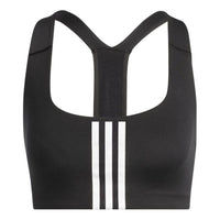 (WMNS) adidas Powerimpact Training Medium-Support Bra 'Black White' HE9063