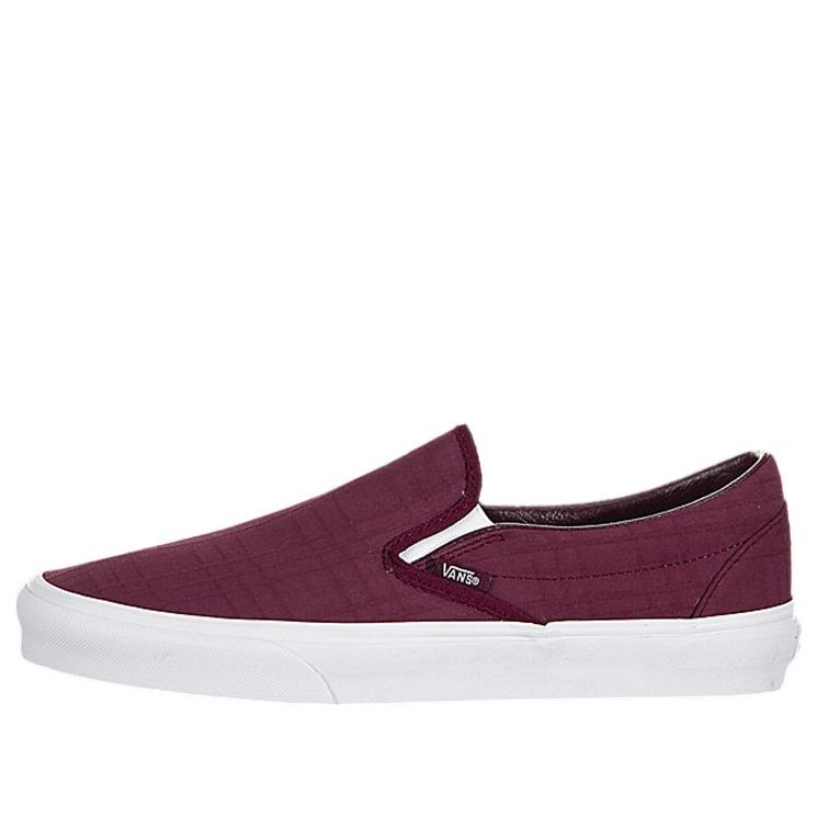 Vans Unisex Slip-on Shoes Deep-Wine Wine Red VN0A4U38WVF