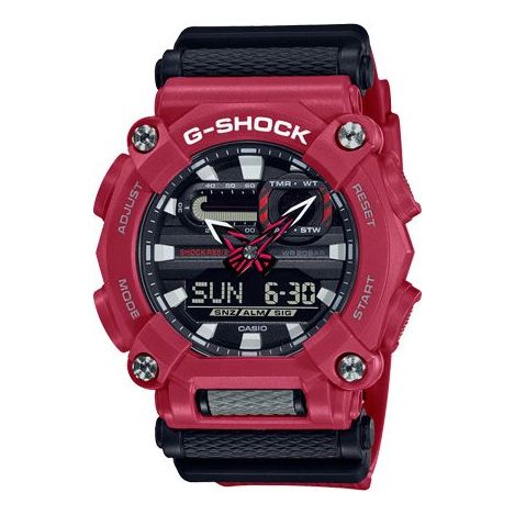 CASIO G-Shock Analog-Digital 'Red' GA-900-4APR