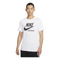Nike Sportswear Crew Archive Logo T-Shirt 'White' BV0627-100