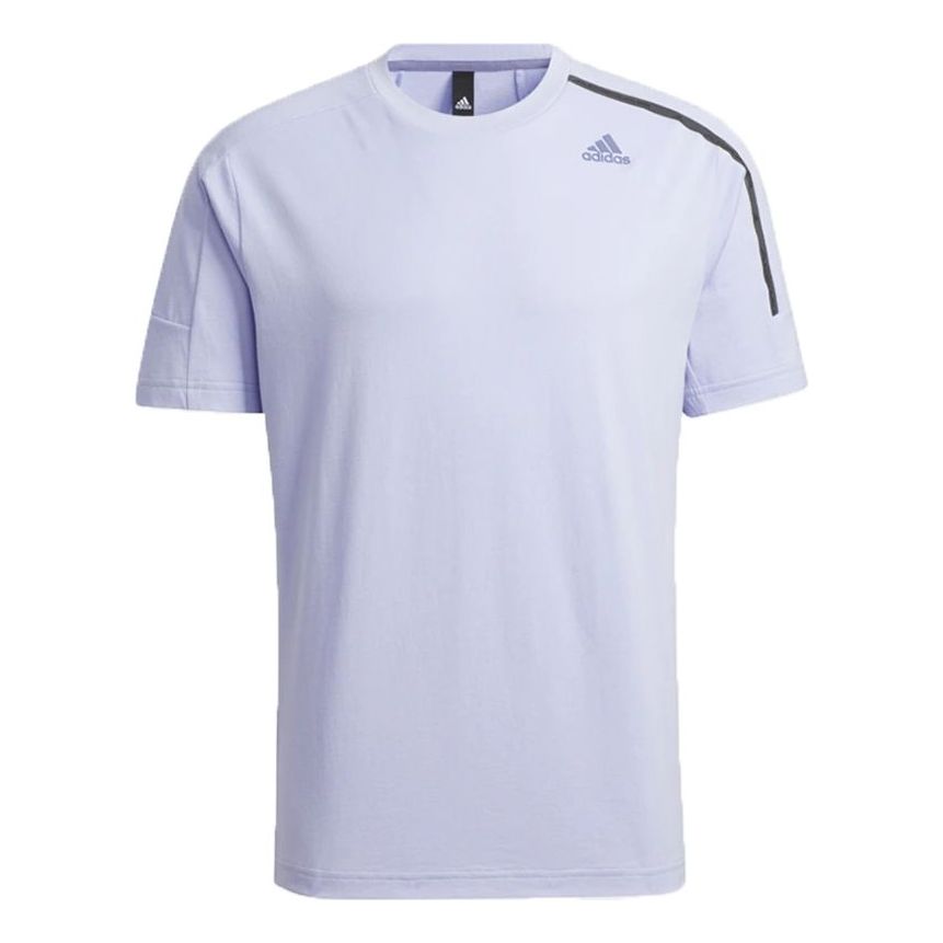 adidas Training Sports Running Short Sleeve Light Blue H39352