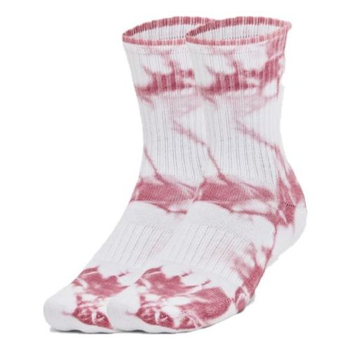 Under Armour Core Shorts Socks 'White Pink' 1376906-697