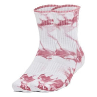 Under Armour Core Shorts Socks 'White Pink' 1376906-697