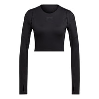 (WMNS) adidas Best of adidas Long Sleeve Top Asia Sizing 'Black' HD8947