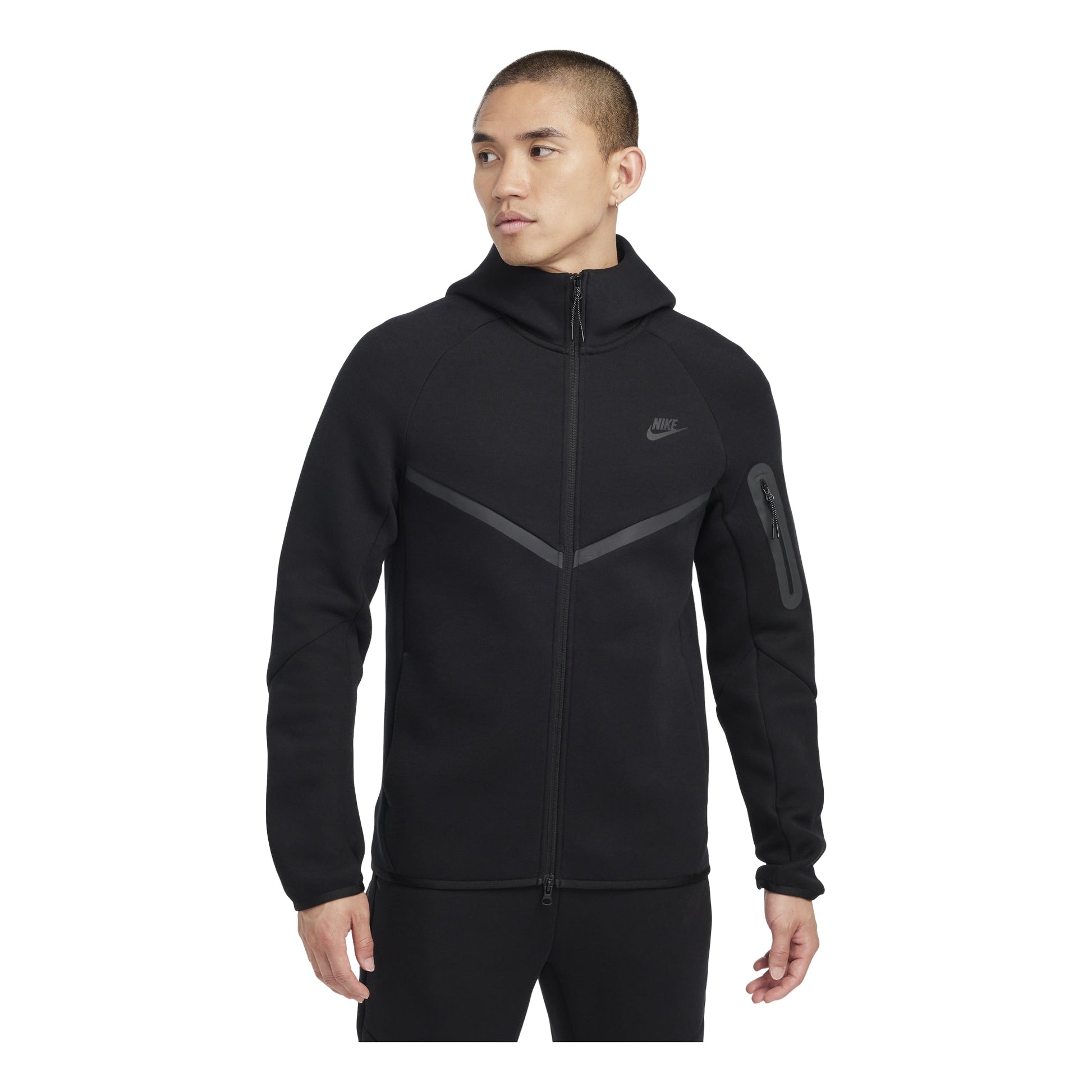 Nike Sportswear Tech Fleece Windrunner Jacket Asia Sizing 'Black' HV0950-010