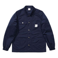 Men's UNDEFEATED Ripstop Chore Jacket Casual Cargo Navy Blue 40032