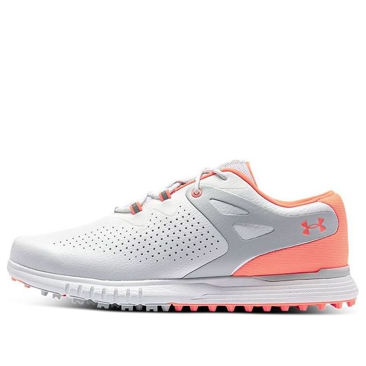 (WMNS) Under Armour Charged Breathe Spikeless 'White Halo Grey' 3023733-101