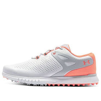 (WMNS) Under Armour Charged Breathe Spikeless 'White Halo Grey' 3023733-101