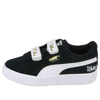(PS) PUMA Minions Suede V Ps Sneakers BlackWhite 'Black White' 365528-03