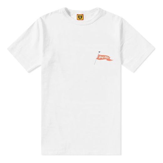 HUMAN MADE Alphabet Logo Printing Short Sleeve White HM19TE006-WHT