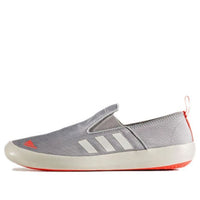 adidas B Slip-on Dlx Cozy Wear-resistant Low Tops Sports Gray AQ5202