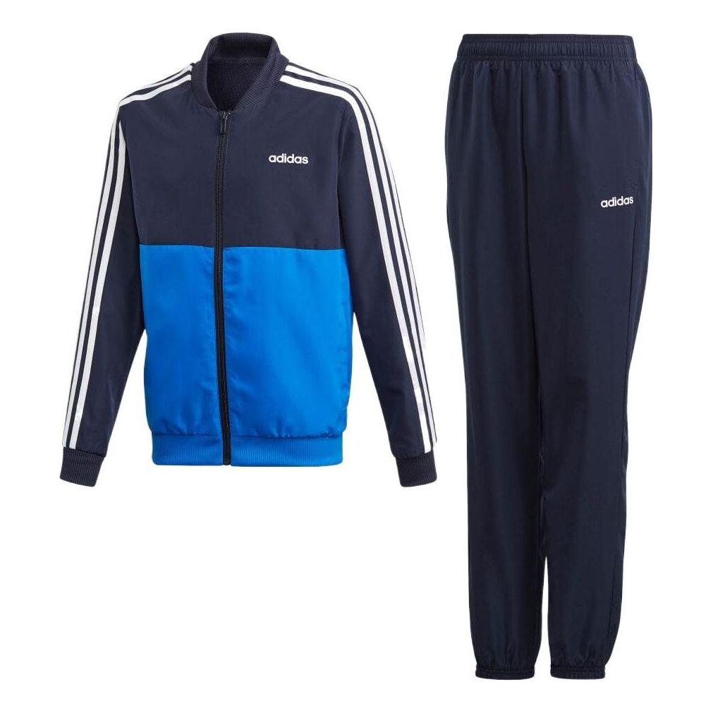 (GS) adidas Hoodie Asia Sizing 'Blue Black' FM6562