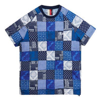 KITH Indigo Embroidered Short Sleeve Unisex Navy Blue KH3734-102