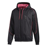 adidas Dame Vis Jkt Basketball Sports Hooded Jacket Black GL7106