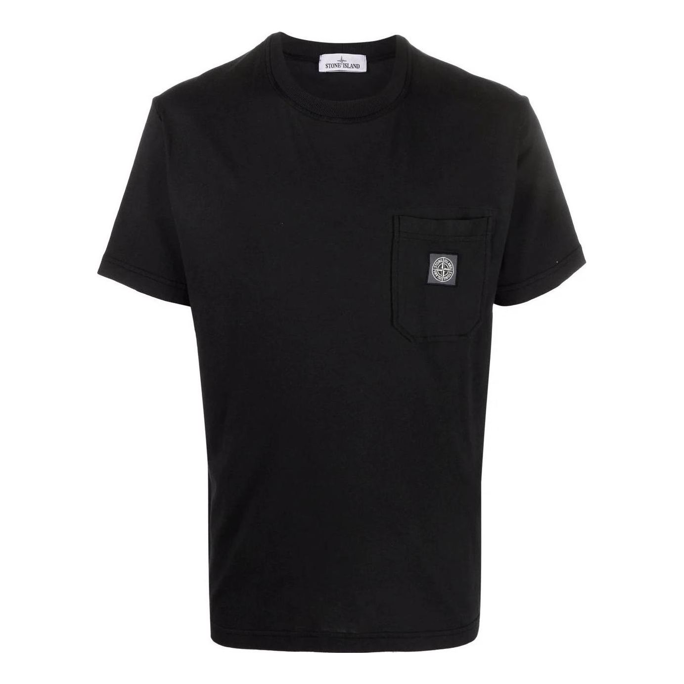 STONE ISLAND Pocket Classic Logo Patch T-shirt 'Black' 761521957-V0029