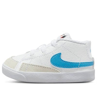 (TD) Nike Blazer Mid Crib 'White Blue' DA5536-103