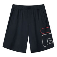 FILA Alphabet Logo Knit Casual Sports Shorts Blue F11M138613F-NV