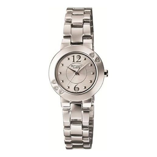 CASIO SHEEN Waterproof Stainless Steel Strap Silver Analog SHN-4012D-7ADR