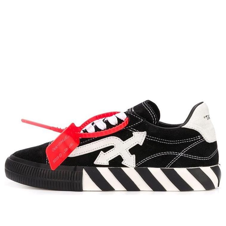 (WMNS) Off-White Arrow Vulcanized Low 'Black White' OWIA216S20LEA0011001