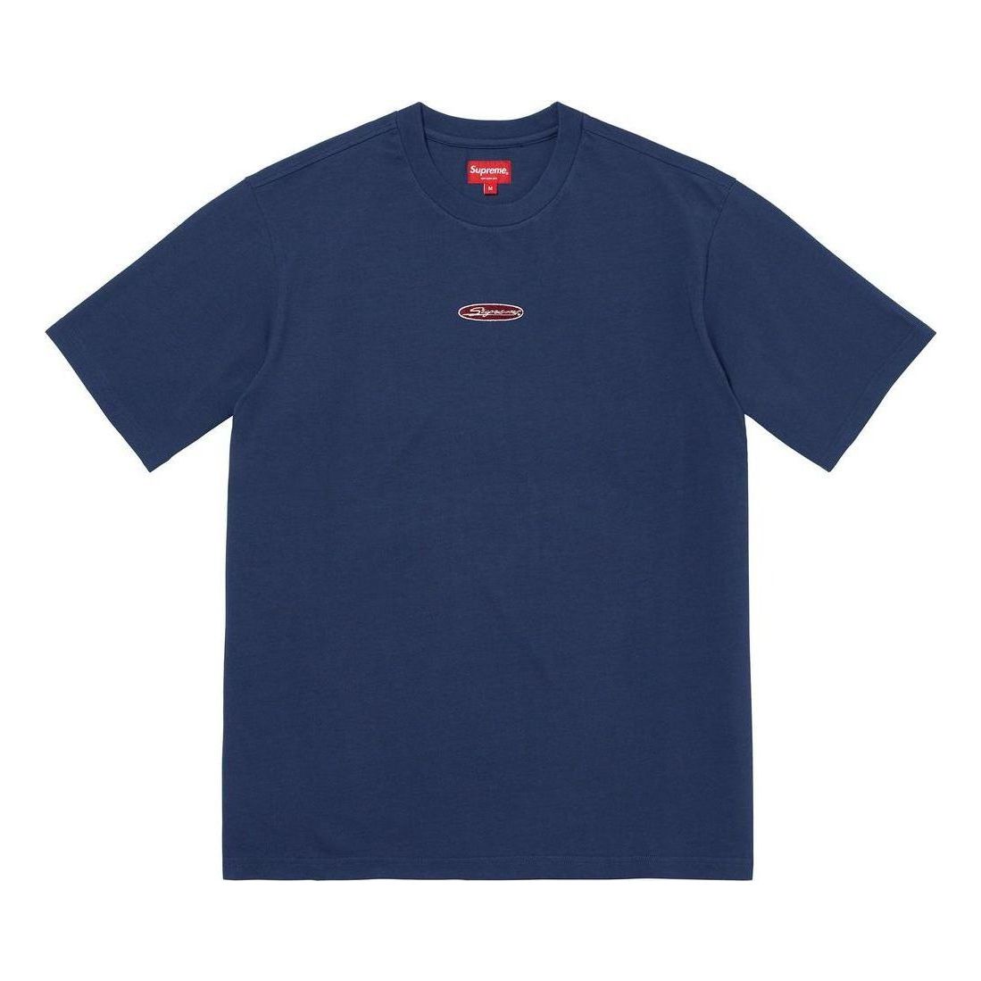 Supreme Oval Logo S/S T-Shirt 'Navy' SUP-SS23-142