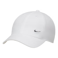 Nike Dri-FIT Club Metall-Swoosh Logo Cap 'White' FB5372-100