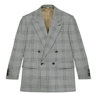 Gucci Horsebit Check Wool Jacket 'Grey Black' 781621-ZAOPD-1016