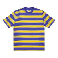 PALACE Engineer Round Neck Micro Mark Stripe Short Sleeve Unisex Yellow P20ES014