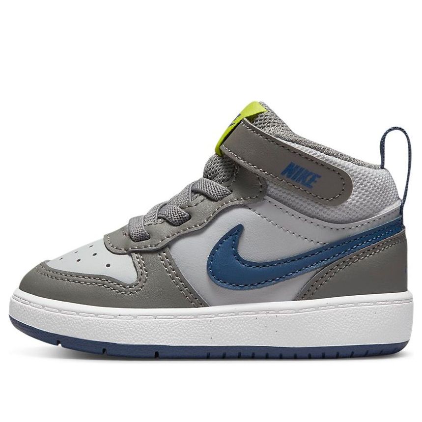 (TD) Nike Court Borough Mid 2 'Grey Fog Mystic Navy' CD7784-007